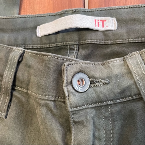 !iT stiletto soft denim high-waist skinny jeans, green, sz 27 - Picture 3 of 11